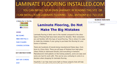 Desktop Screenshot of laminate-flooring-installed.com
