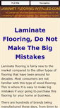 Mobile Screenshot of laminate-flooring-installed.com