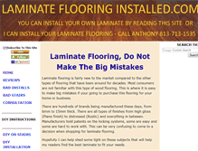 Tablet Screenshot of laminate-flooring-installed.com